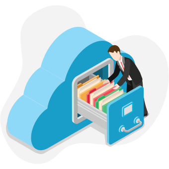 business data on cloud